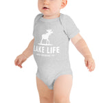 Lake Life Baby short sleeve one piece - Tall Moose