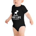 Lake Life Baby short sleeve one piece - Tall Moose