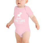 Lake Life Baby short sleeve one piece - Tall Moose