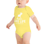 Lake Life Baby short sleeve one piece - Tall Moose