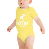 Lake Life Baby short sleeve one piece - Tall Moose