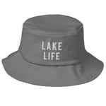 Lake Life Old School Bucket Hat - Block and Bold