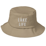 Lake Life Old School Bucket Hat - Block and Bold