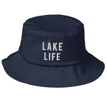 Lake Life Old School Bucket Hat - Block and Bold