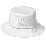 Lake Life Old School Bucket Hat - Block and Bold