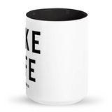 Lake Life 15oz Tall glossy ceramic mug