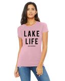 Lake Life Ladies T-Shirt  - Block and Bold
