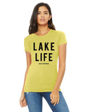 Lake Life Ladies T-Shirt  - Block and Bold