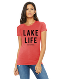 Lake Life Ladies T-Shirt  - Block and Bold