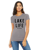 Lake Life Ladies T-Shirt  - Block and Bold
