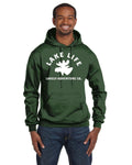 Lake Life Unisex Champion Double Dry Eco Pullover Hoodie - Moose Head