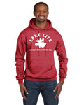 Lake Life Unisex Champion Double Dry Eco Pullover Hoodie - Moose Head