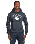 Lake Life Unisex Champion Double Dry Eco Pullover Hoodie - Moose Head