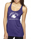 Lake Life Triblend Racerback Tank - Moose Head