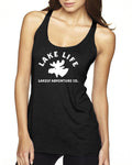 Lake Life Triblend Racerback Tank - Moose Head