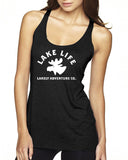 Lake Life Triblend Racerback Tank - Moose Head
