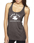 Lake Life Triblend Racerback Tank - Moose Head