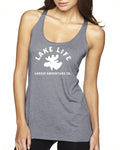Lake Life Triblend Racerback Tank - Moose Head