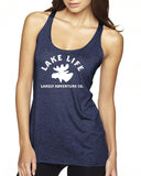 Lake Life Triblend Racerback Tank - Moose Head