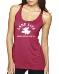 Lake Life Triblend Racerback Tank - Moose Head