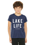 Lake Life Youth Triblend Short-Sleeve T-Shirt - Block and Bold