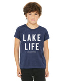 Lake Life Youth Triblend Short-Sleeve T-Shirt - Block and Bold