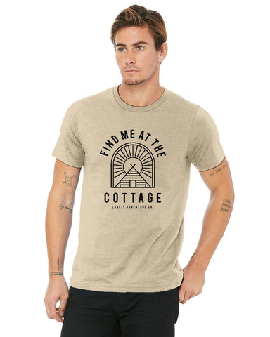 Find me at the Cottage Unisex Jersey T-Shirt