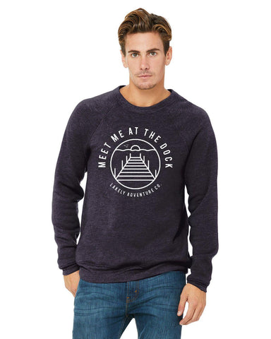 Meet me at the Dock Unisex Sponge Fleece Crewneck Sweatshirt