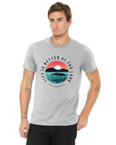 Life is better at the Lake Sunset Unisex Jersey T-Shirt