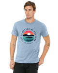 Life is better at the Lake Sunset Unisex Jersey T-Shirt