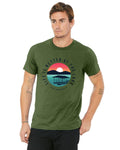 Life is better at the Lake Sunset Unisex Jersey T-Shirt