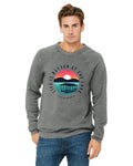 Life is better at the lake sunset Unisex Sponge Fleece Crewneck Sweatshirt