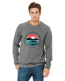 Life is better at the lake sunset Unisex Sponge Fleece Crewneck Sweatshirt