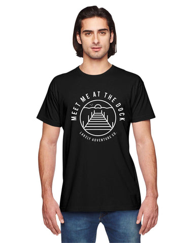 Meet me at the dock American Apparel Unisex Power Washed T-Shirt