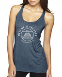 Meet me at the dock Next Level Ladies' Triblend Racerback Tank