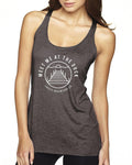 Meet me at the dock Next Level Ladies' Triblend Racerback Tank