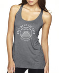 Meet me at the dock Next Level Ladies' Triblend Racerback Tank