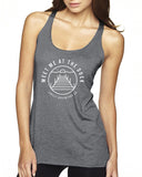 Meet me at the dock Next Level Ladies' Triblend Racerback Tank