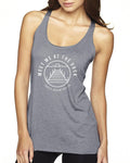 Meet me at the dock Next Level Ladies' Triblend Racerback Tank