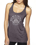 Meet me at the dock Next Level Ladies' Triblend Racerback Tank