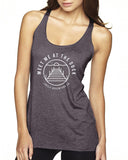 Meet me at the dock Next Level Ladies' Triblend Racerback Tank