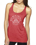 Meet me at the dock Next Level Ladies' Triblend Racerback Tank