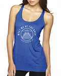 Meet me at the dock Next Level Ladies' Triblend Racerback Tank