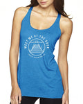 Meet me at the dock Next Level Ladies' Triblend Racerback Tank
