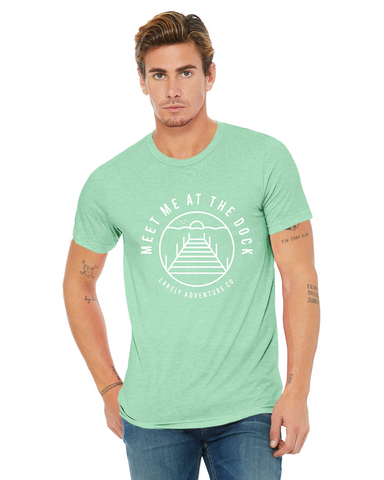 Meet me at the Dock Bella + Canvas Unisex Triblend T-Shirt