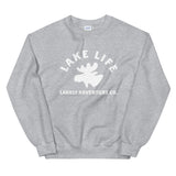 Lake Life Unisex Sweatshirt - Moose head