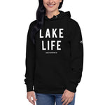 Lake Life Unisex Hoodie with side detail - Block and Bold