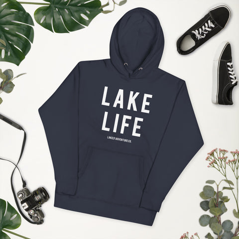 Lake Life Unisex Hoodie - Block and Bold