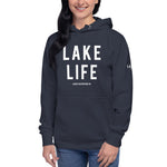Lake Life Unisex Hoodie with side detail - Block and Bold