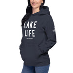 Lake Life Unisex Hoodie with side detail - Block and Bold
